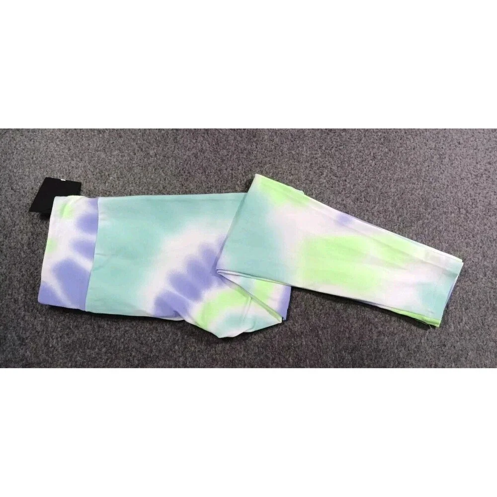 Converse Girls Leggings Light Dew New With Tags Size Large 12-13 Years Tie Dye